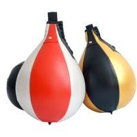 Custom LOGO Speed Punching Ball MMA Training PU Leather Fight Ball Head Band