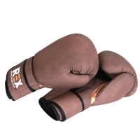 REX 2023 Vintage Brown Leather Boxing Gloves