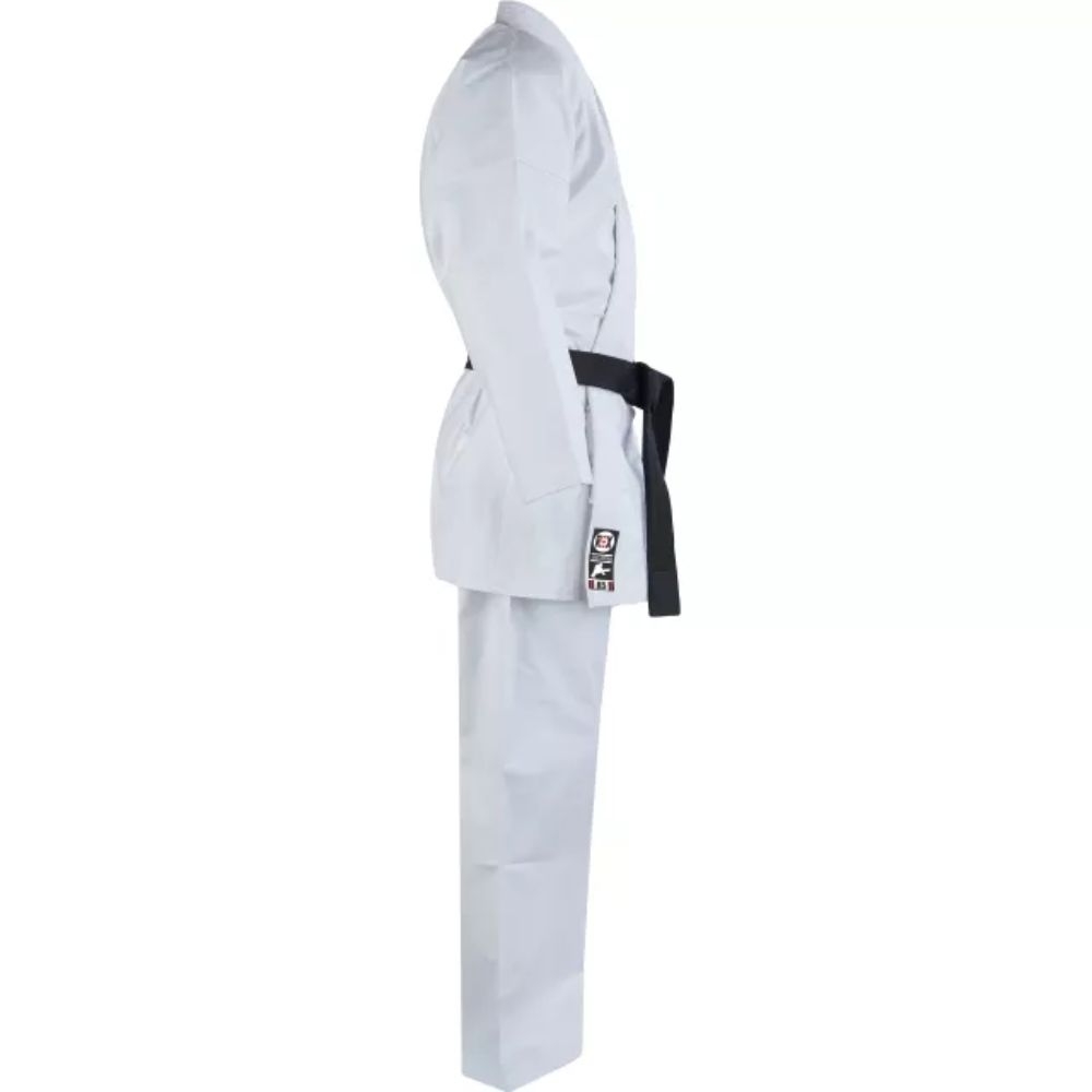 White Karate Uniform for Kids Adults Lightweight Student Karate Gi Martial Arts Uniform with Belt 2