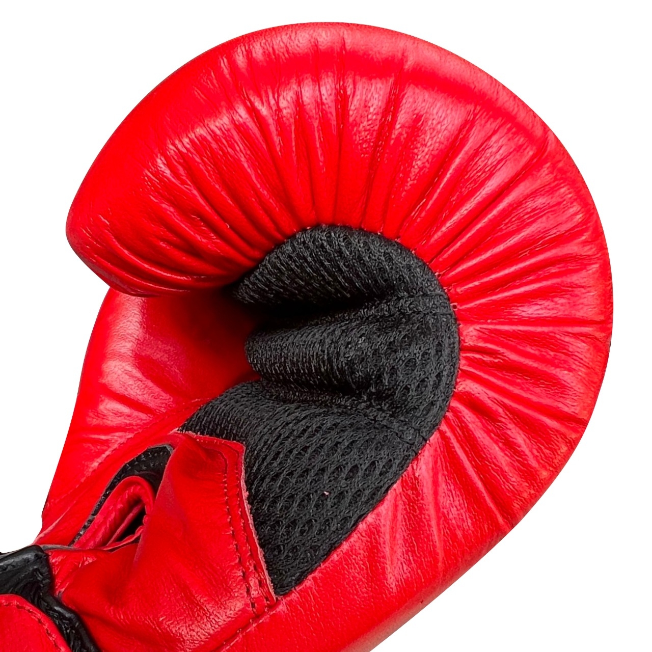 High Quality Genuine Leather Boxing Gloves Pro Training OEM Lace up Custom Logo Gloves 4