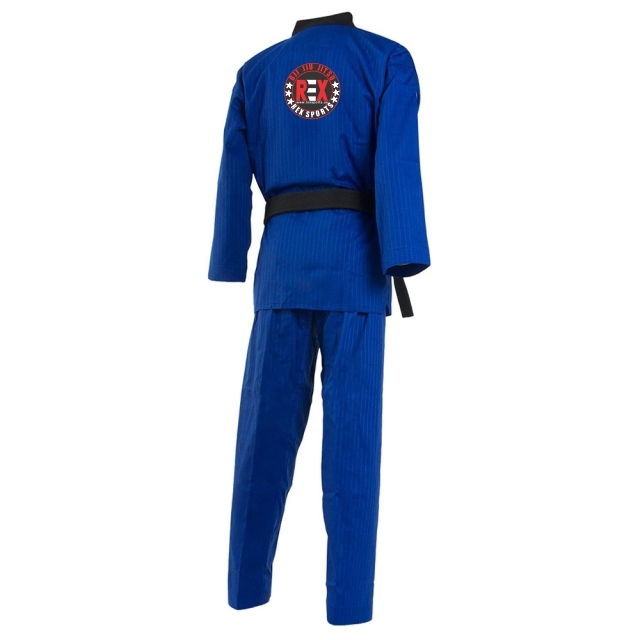 Knockout Martial Arts Taekwondo Blue Uniform for Kids & Adults 2