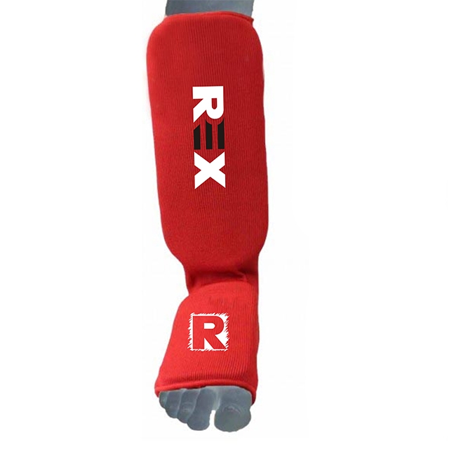 Latest REX Shin In Step Pad Safety Shin Guard Boxing Shin Instep Guard Leg Pads Protective 3