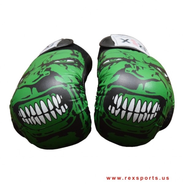 Hulk Sketched REX Kids Halloween Boxing Gloves 2