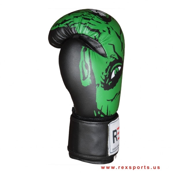 Hulk Sketched REX Kids Halloween Boxing Gloves 3