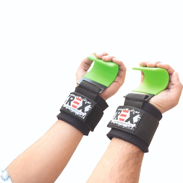 Weightlifting Power Lifting Wrist Hooks Straps for Workout 2