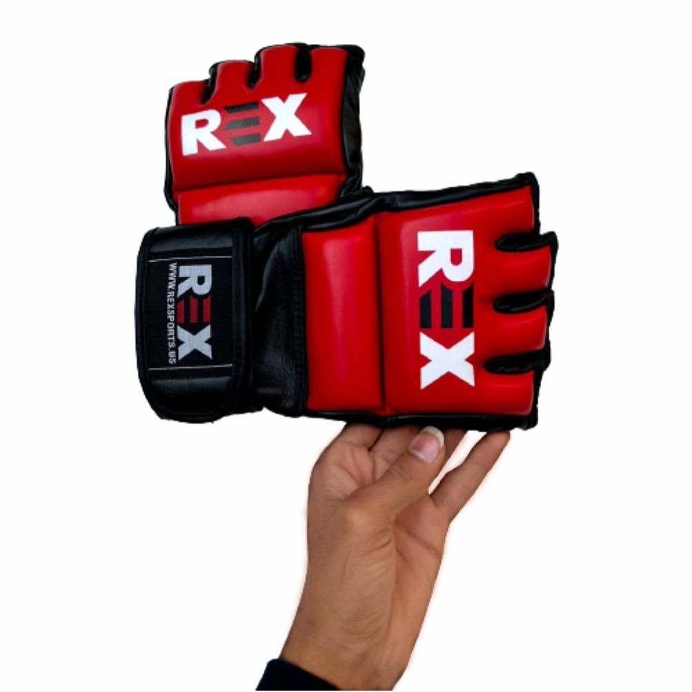 Combat Sports Genuine Leather Pro Style MMA Gloves for Men