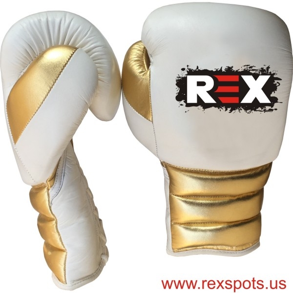 Rex Special Shine leather sparring , Training & Competition Boxing Gloves For Competition