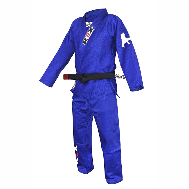 Blue BJJ Gi Shoyoroll Cut 450 GSM 100 Cotton Competitor BJJ Uniform