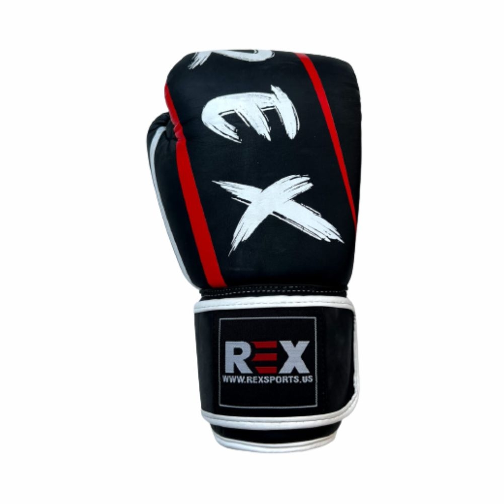 Matt Black PU Boxing Gloves