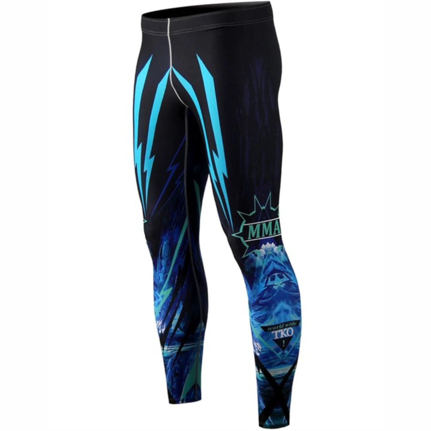 Best Workout Leggings Sportswear Compression Pants Full Sublimated MMA Workout Tights 