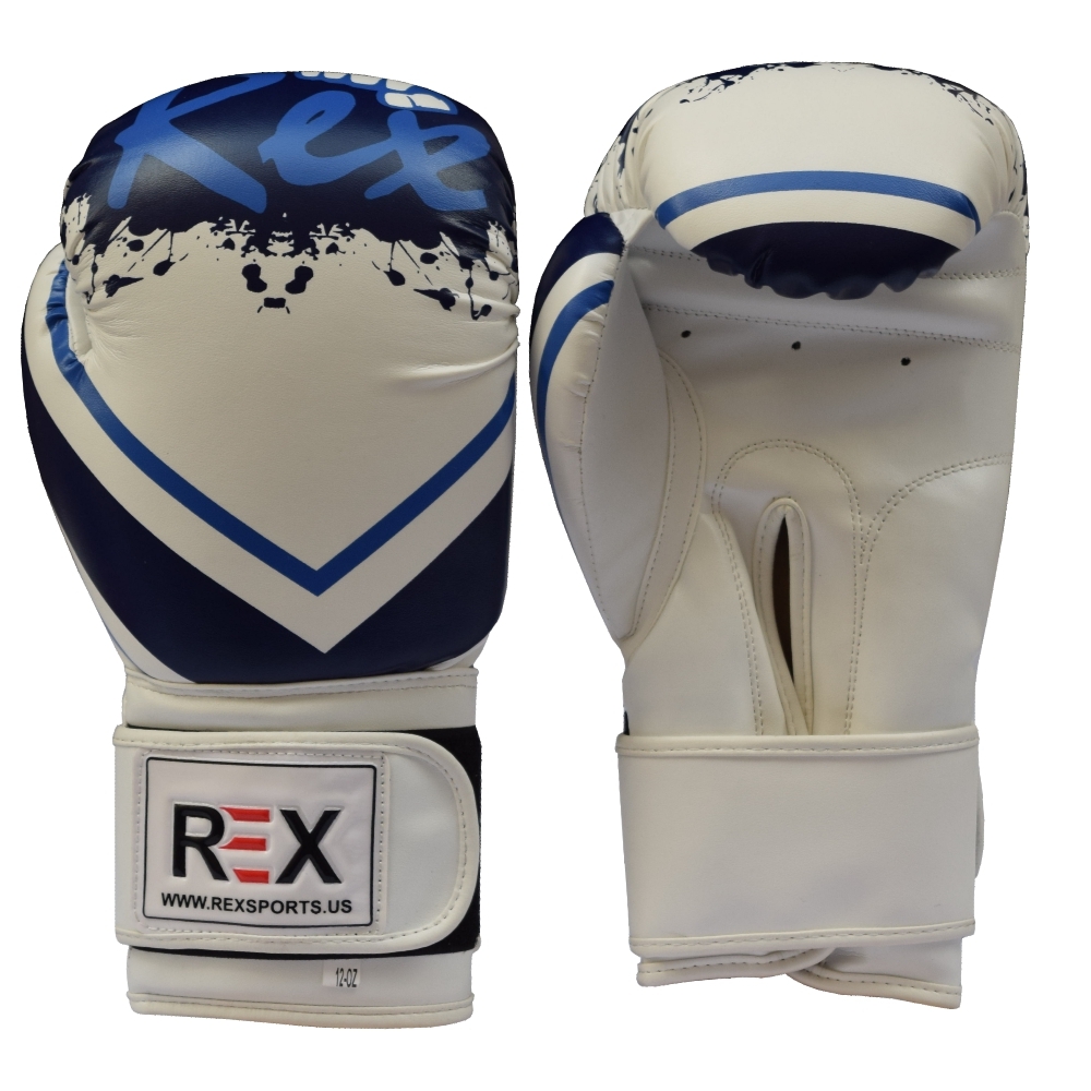 New Personalized Custom Printed White Boxing Gloves 