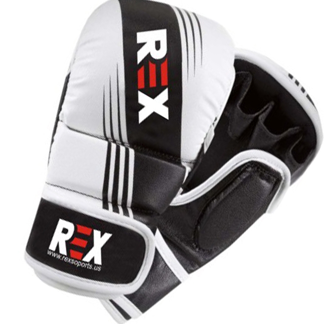 MMA Grappling Gloves High Quality Genuine Leather MMA Training Gloves 1