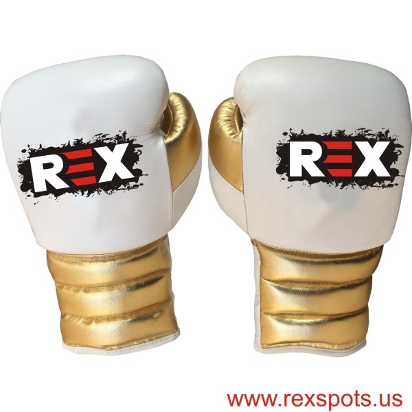 Rex Special Shine leather sparring , Training & Competition Boxing Gloves For Competition 1