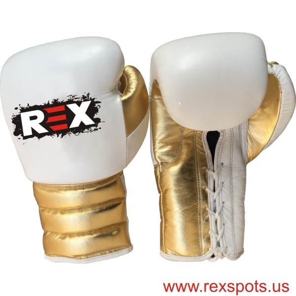 Rex Special Shine leather sparring , Training & Competition Boxing Gloves For Competition 3