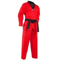 Cotton Adult REX Red Taekwondo Uniform Martial Arts Wholesale itf Taekwondo Dobok