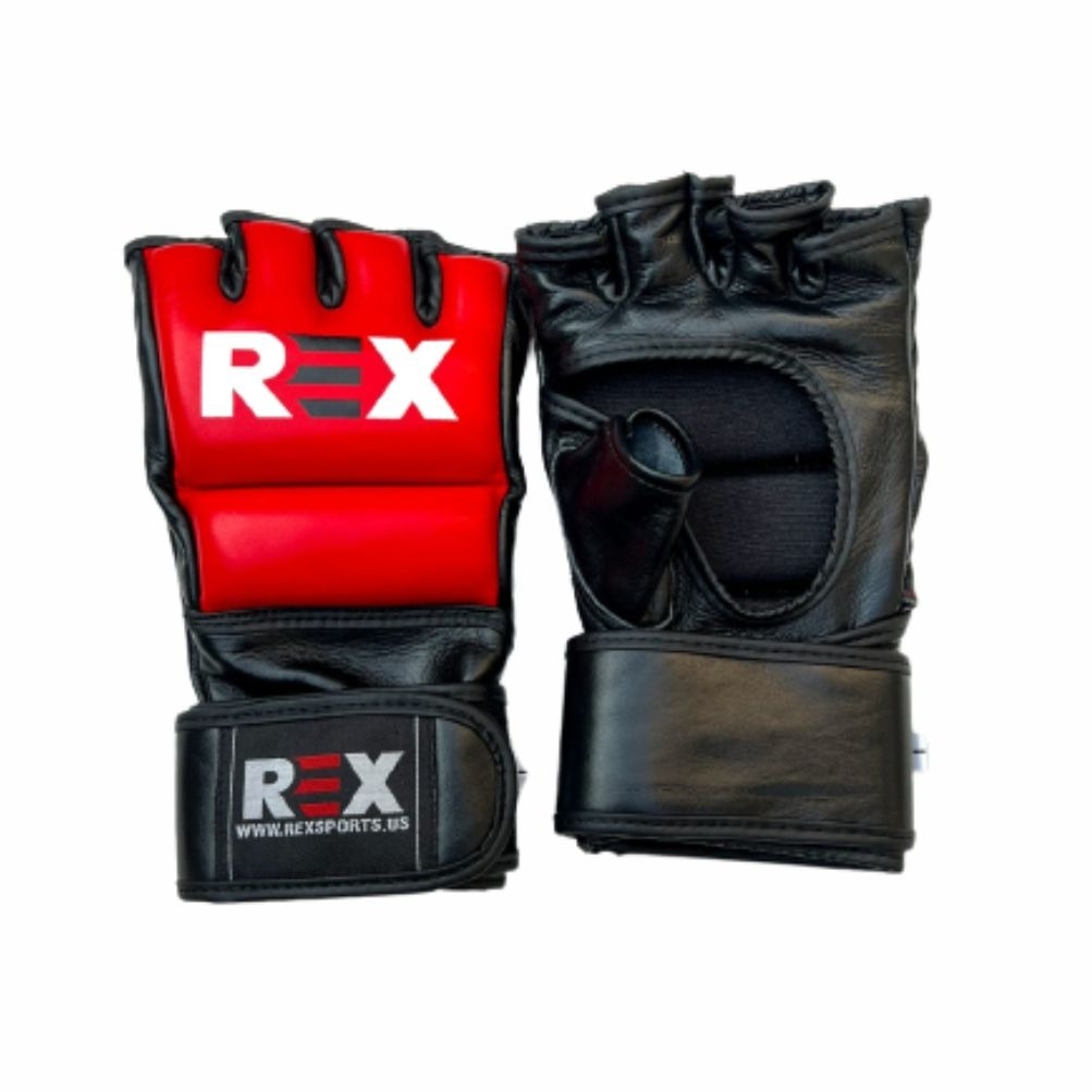 Combat Sports Genuine Leather Pro Style MMA Gloves for Men