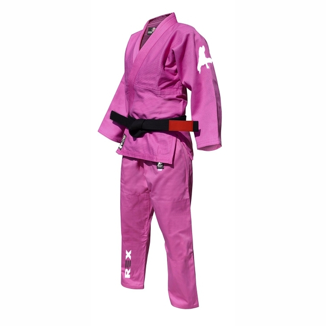 REX Women BJJ Uniform Pink Martial Arts Kimono 