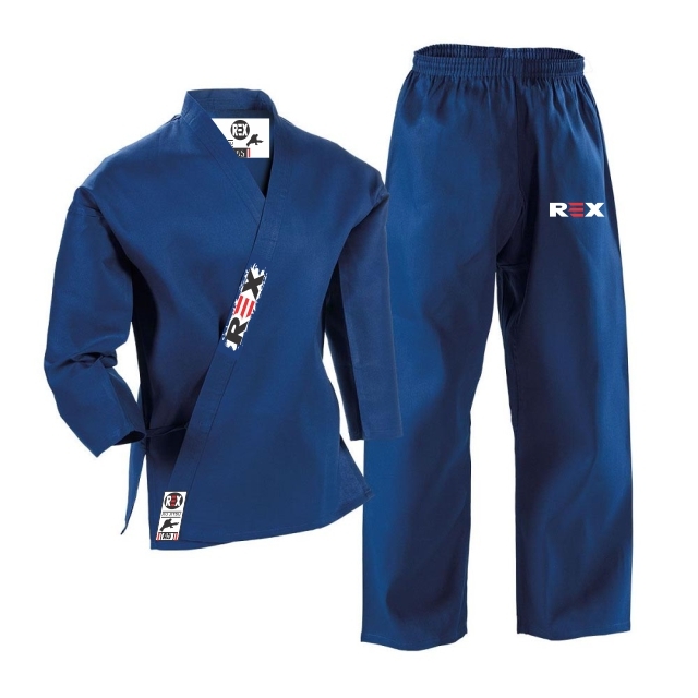 Blue Karate Gi Uniform Martial Arts Wear