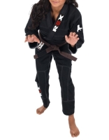 Top Quality REX Women Black BJJ Gi Kimono 