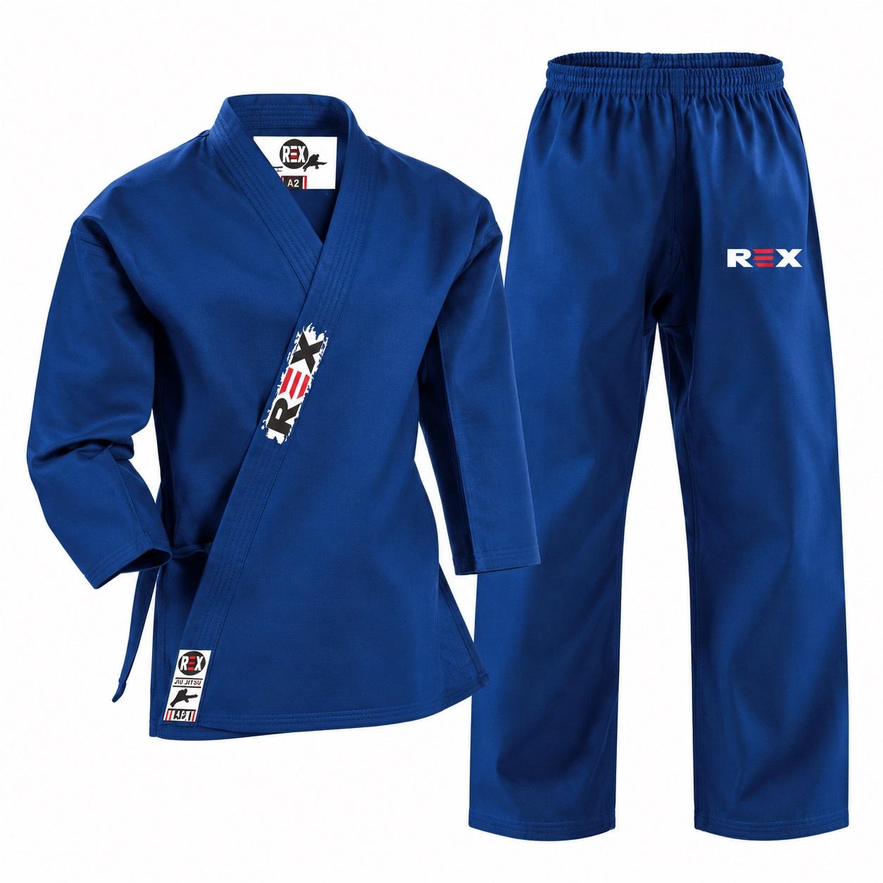 REX Blue Karate Gi Uniform Martial Arts Wear