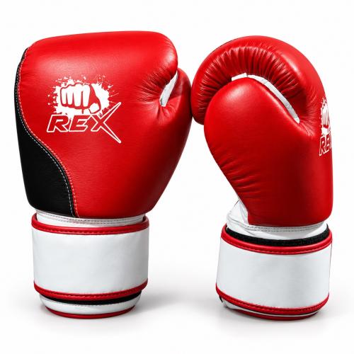 REX Classic Style Twins Model Red Boxing Gloves