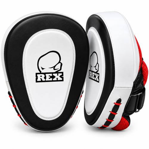 REX Cowhide Leather Gel Boxing Focus Mitts