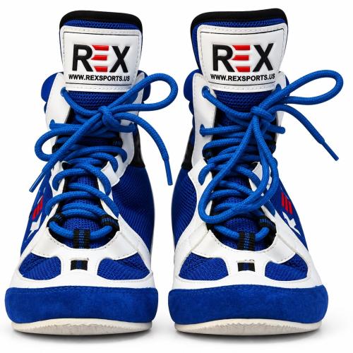 REX Custom Logo Synthetic Leather Boxing Shoes