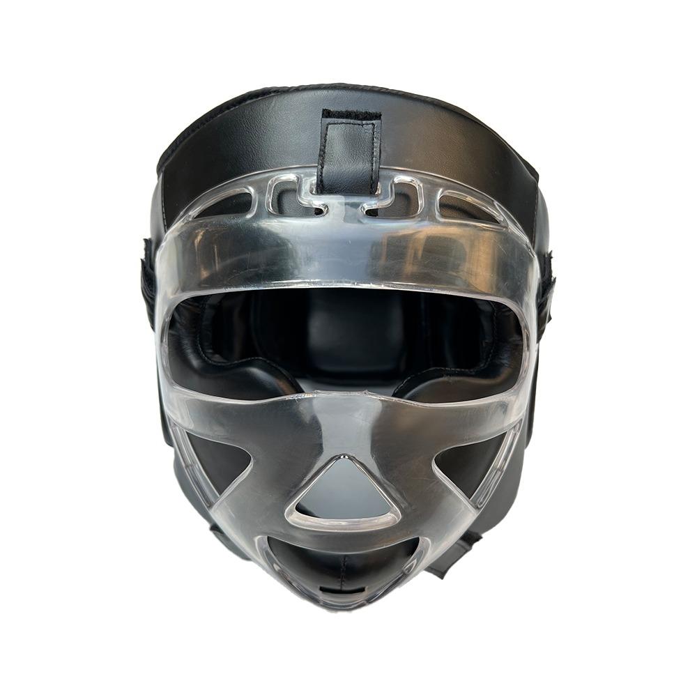 REX Maya Hide Leather Full Face Taekwondo Head Guard Protector