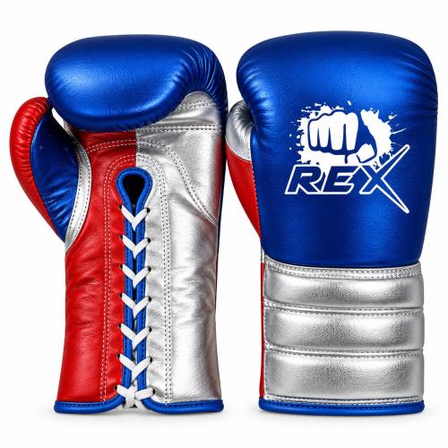 REX Mexican Style Professional Lace-Up Boxing Gloves