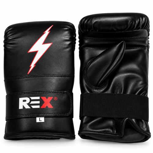 REX PU Leather Boxing Gloves Bag Mitts for Fitness Training