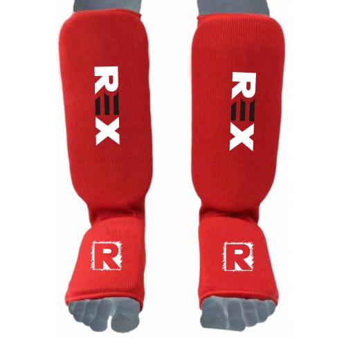 REX Shin In Step Pad Safety Shin Guard Boxing Shin Instep Guard Leg Pads