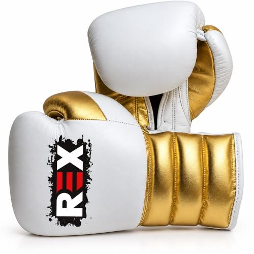 REX Special Shine Leather Sparring & Competition Boxing Gloves