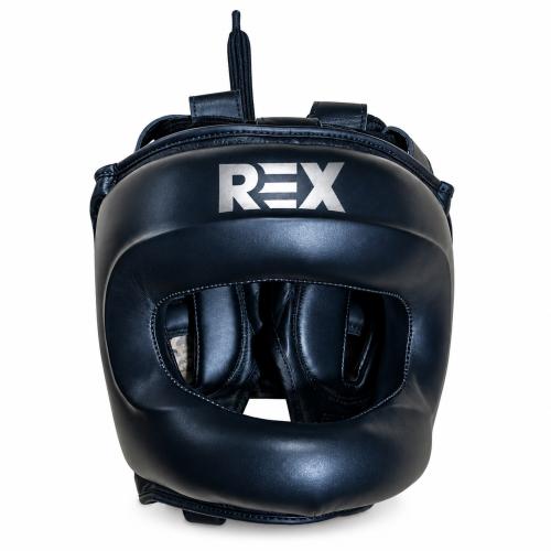 REX Synthetic Leather Full Face Boxing Head Guard
